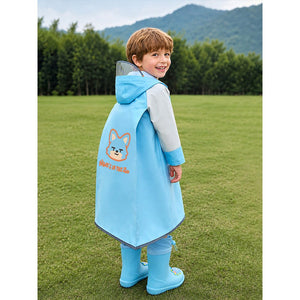 Little Surprise Box Fox Pocket Raincoat | The Mom Store - S Kids Raincoat