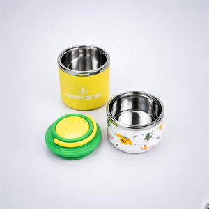 Little Surprise Box Fruity Double Decker Lunch Box | The Mom Store - Yellow Lunch Box