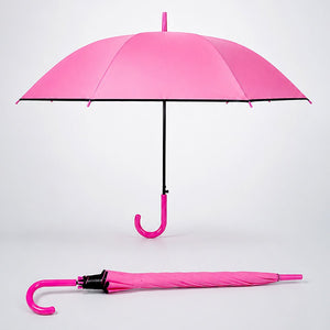 Little Surprise Box Fuchsia Pink Solid Umbrella | The Mom Store - Monsoon Wear