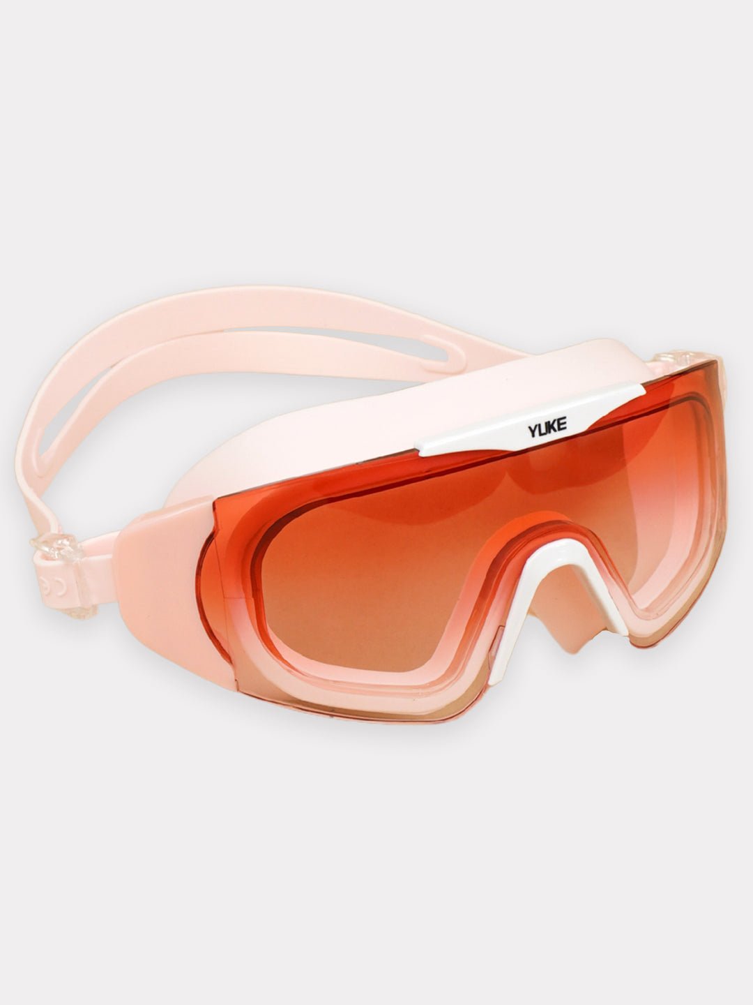 Little Surprise Box Full Glass panel styled Anti Fog UV Protection leakproof design Swim Goggles for Adults - LSB - SG - PNKCORAL - FULLGLASS