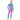 One piece FullLength Kids Swimwear Purple & Blue Floral Print, UPF 50+ with Cap - Little Surprise BoxOne piece FullLength Kids Swimwear Purple & Blue Floral Print, UPF 50+ with Cap