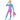 One piece FullLength Kids Swimwear Purple & Blue Floral Print, UPF 50+ with Cap - Little Surprise BoxOne piece FullLength Kids Swimwear Purple & Blue Floral Print, UPF 50+ with Cap