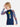 Little Surprise Box Full Sleeves Kids Swimwear Navy Blue & Orange Sunshine Printed Full Length, with UPF 50+ - SMALL Kids Swimwear