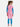 Little Surprise Box Full Sleeves Kids Swimwear Pink and Blue Transport theme, UPF 50+ - MEDIUM Kids Swimwear