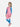 Little Surprise Box Full Sleeves Kids Swimwear Pink and Blue Transport theme, UPF 50+ - MEDIUM Kids Swimwear