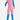 Little Surprise Box Full Sleeves Kids Swimwear Pink and Blue Transport theme, UPF 50+ - MEDIUM Kids Swimwear