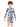 Little Surprise Box Full Sleeves Knee Length Multi Geometric Print Kids Swimwear - LSB - SW - MULTIGEOM - S