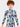 Little Surprise Box Full Sleeves Knee Length Multi Geometric Print Kids Swimwear - LSB - SW - MULTIGEOM - S