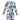 Little Surprise Box Full Sleeves Knee Length Multi Geometric Print Kids Swimwear - LSB - SW - MULTIGEOM - S