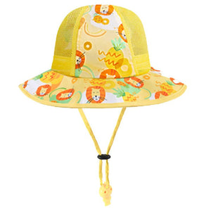 Little Surprise Box Fun Print breathable Net wide brim Sun Hat for Kids& Toddlers - LSB - CAP - NETLION
