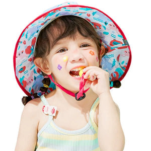 Little Surprise Box Fun Print breathable Net wide brim Sun Hat for Kids& Toddlers - LSB - CAP - NETRABBIT