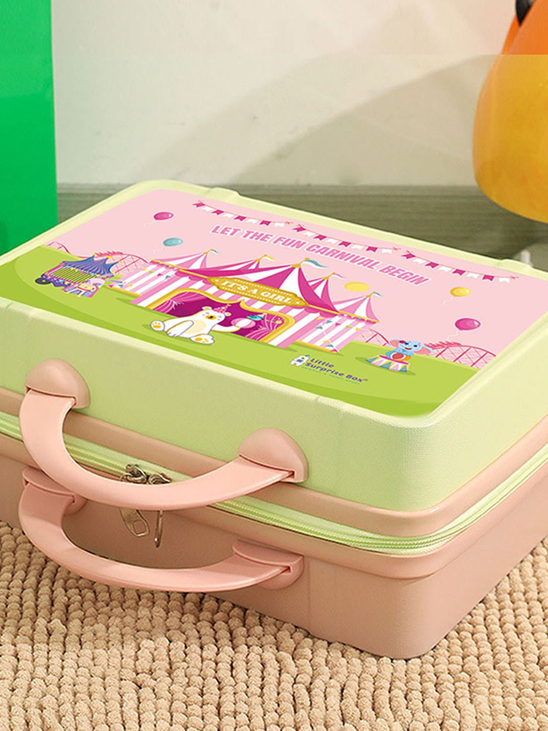 Little Surprise Box Fun Theme Hardcase Travel Suitcase - LSB - SC - CARNIVAL