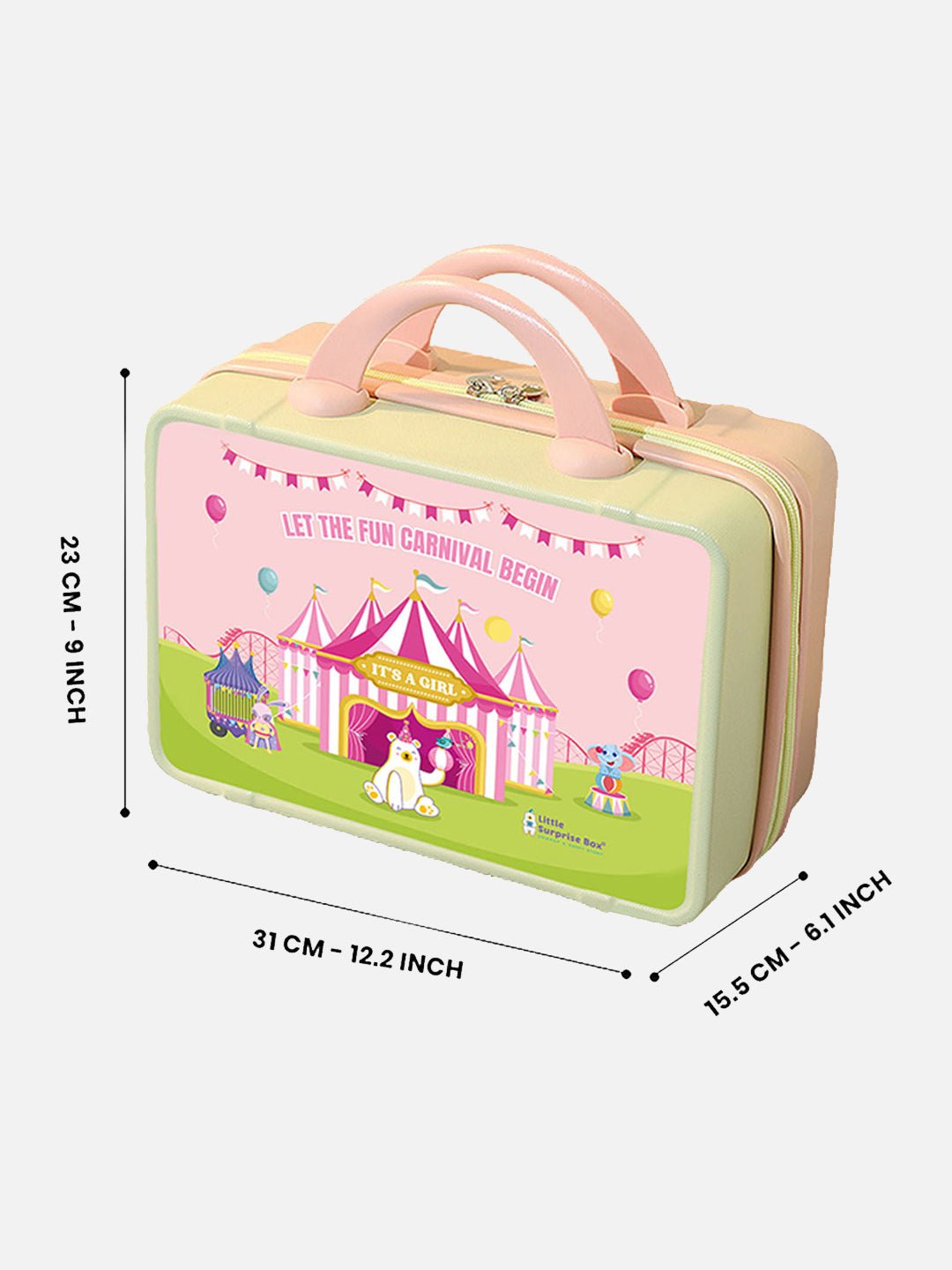 Little Surprise Box Fun Theme Hardcase Travel Suitcase - LSB - SC - CARNIVAL