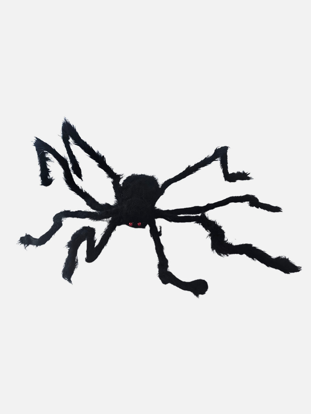 Little Surprise Box Giant Furry Spider with bendable legs & red eyes for Halloween Decoration - LSB - HWDR - BLAKGIANTSPIDR