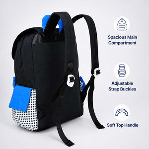 Little Surprise Box Gingham Girl Star Backpack | The Mom Store - Black School Bag