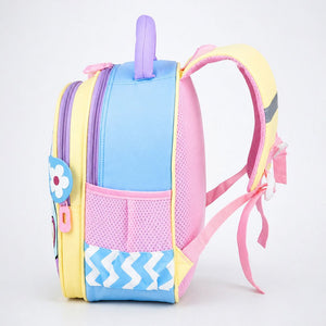 Little Surprise Box Girl Car Ride Backpack | The Mom Store - blue School Bag