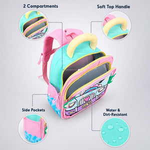 Little Surprise Box Girl Car Ride Backpack | The Mom Store - Pink School Bag