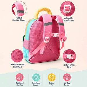 Little Surprise Box Girl Car Ride Backpack | The Mom Store - Pink School Bag