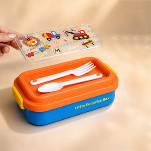 Little Surprise Box Girl Power Lunch Box | The Mom Store - Oragne Lunch Box