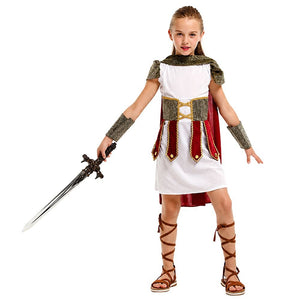Little Surprise Box Gladiator Girl Halloween Costume for Kids - 11-12Y Halloween