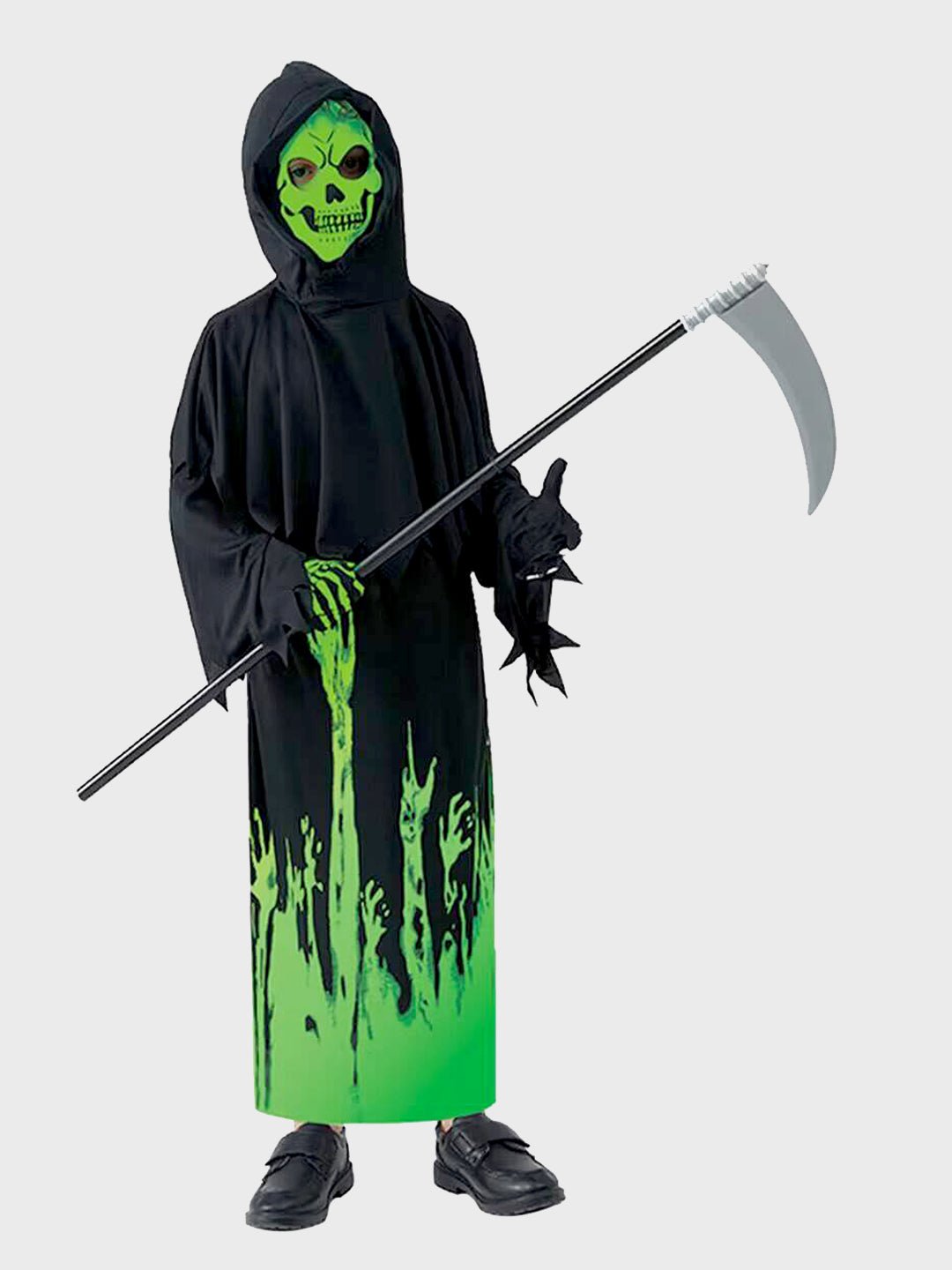 Little Surprise Box Glow in Dark Spooky Skeleton Kids Halloween Costume - LSB - HWC - GLOWINDARK - 7 - 8Y