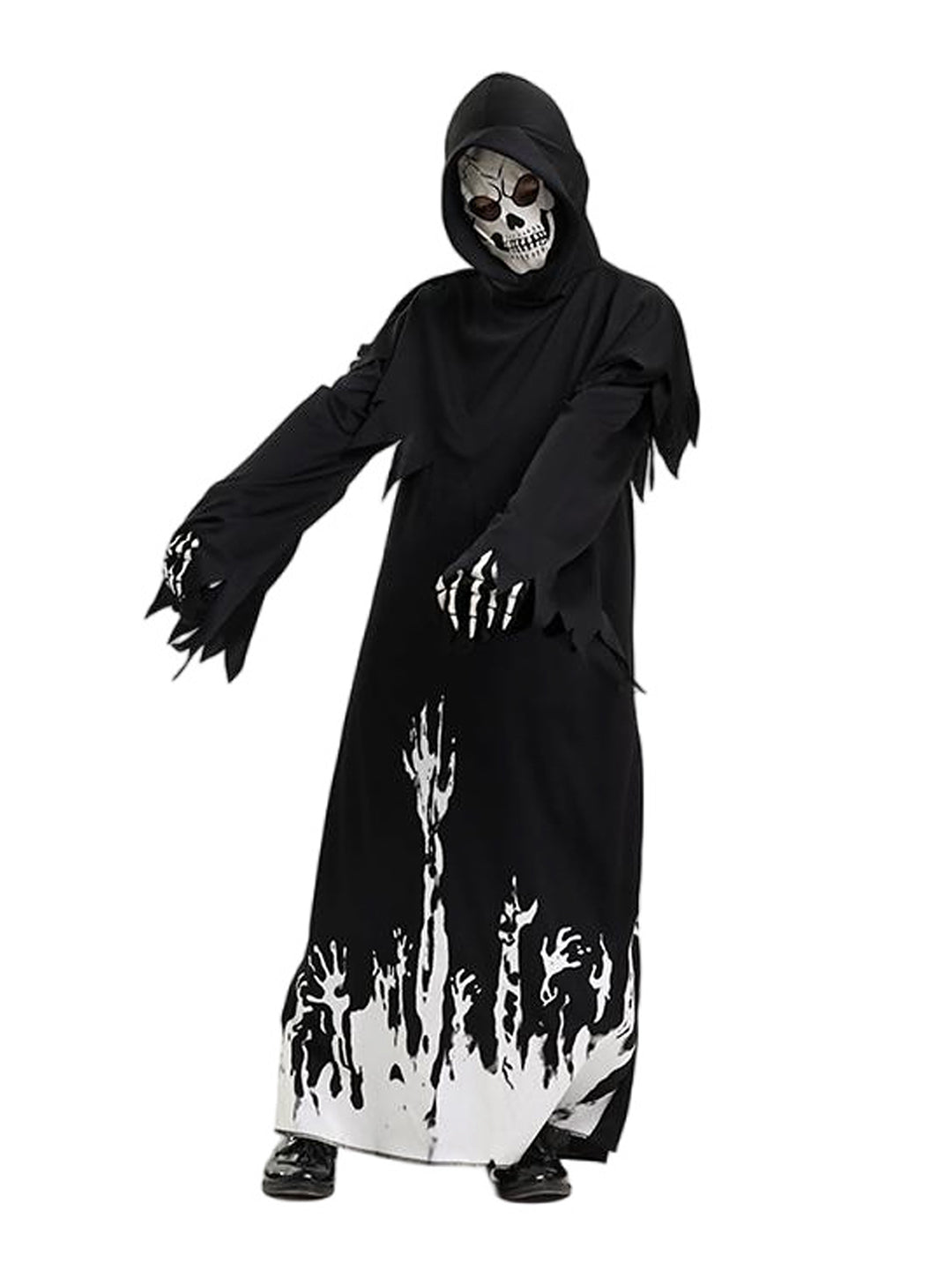 Little Surprise Box Glow in Dark Spooky Skeleton Kids Halloween Costume - LSB - HWC - GLOWINDARK - 7 - 8Y