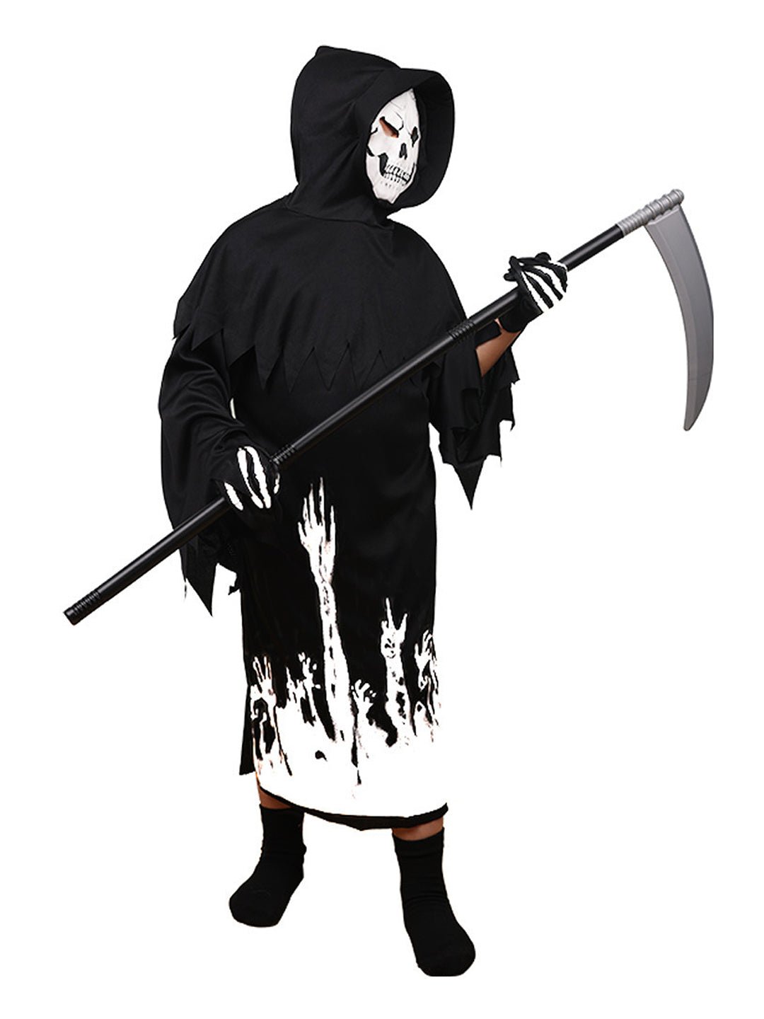 Little Surprise Box Glow in Dark Spooky Skeleton Kids Halloween Costume - LSB - HWC - GLOWINDARK - 7 - 8Y