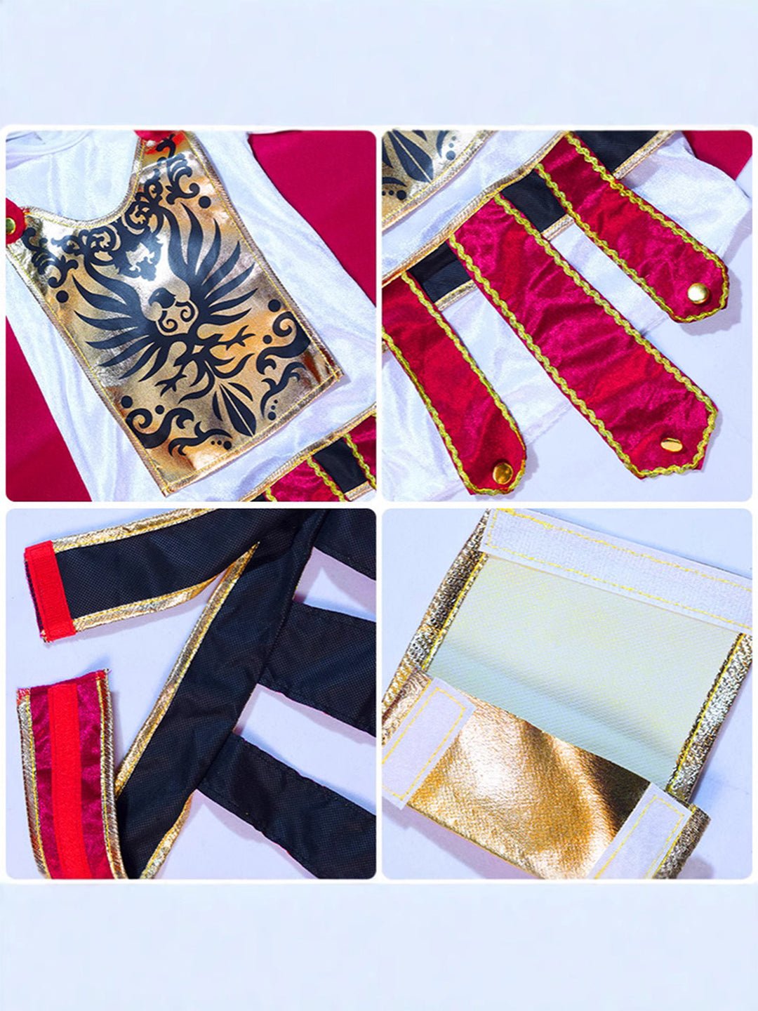 Little Surprise Box, Gold Armor Gladiator, Kids Halloween Costume Fancy Dress Up - LSB - HWC - ARMRGLADTR - 7 - 9Y