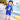 Little Surprise Box Green Blue Dino Splash Kids Swimwear Set + Long Cap, Wash Bag & Detergent - 2 - 3 Years Kids Swimwear