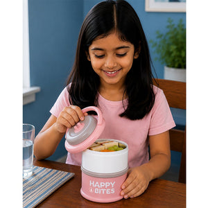 Little Surprise Box Green Double Decker Lunch Box | The Mom Store - Pink Lunch Box