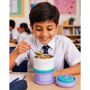 Little Surprise Box Green Double Decker Lunch Box | The Mom Store - Purple Lunch Box