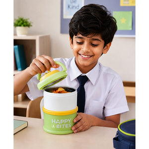 Little Surprise Box Green Double Decker Lunch Box | The Mom Store - Green Lunch Box