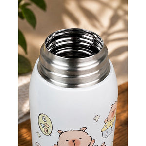 Little Surprise Box Green Lid Lucky Capybara Water Bottle - Blue Water Bottle