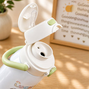 Little Surprise Box Green Lid Lucky Capybara Water Bottle | The Mom Store - Green Water Bottle