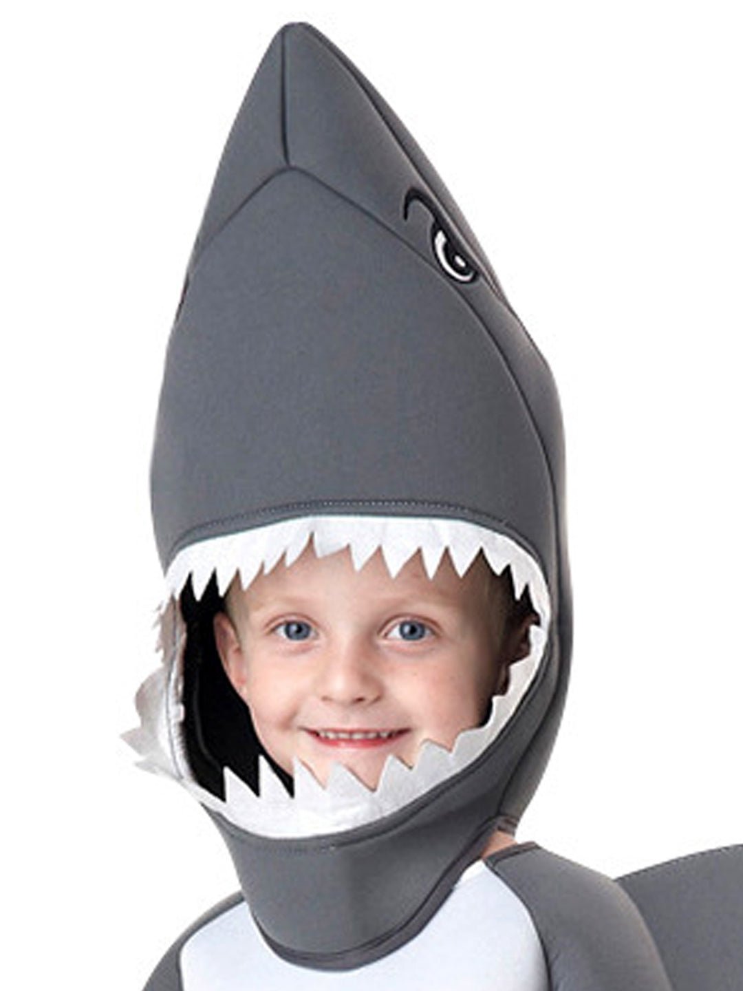 Little Surprise Box, Grey Baby Shark , Kids Halloween Costume Fancy Dress Up - LSB - HWC - GRYSHARK - 7 - 9Y