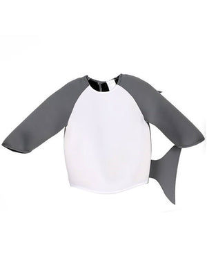 Little Surprise Box, Grey Baby Shark , Kids Halloween Costume Fancy Dress Up - LSB - HWC - GRYSHARK - 7 - 9Y