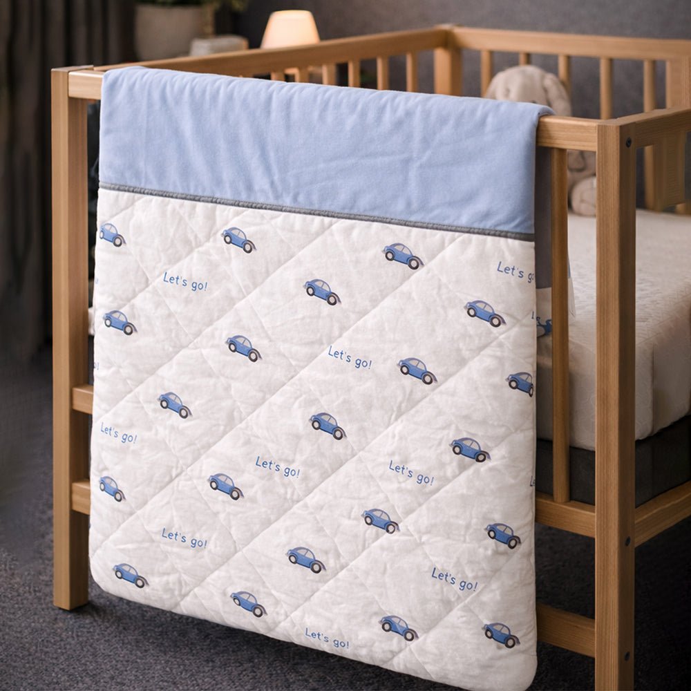 Little Surprise Box Grey Car Hooded Winter Wrapper for Newborn - Baby Blanket