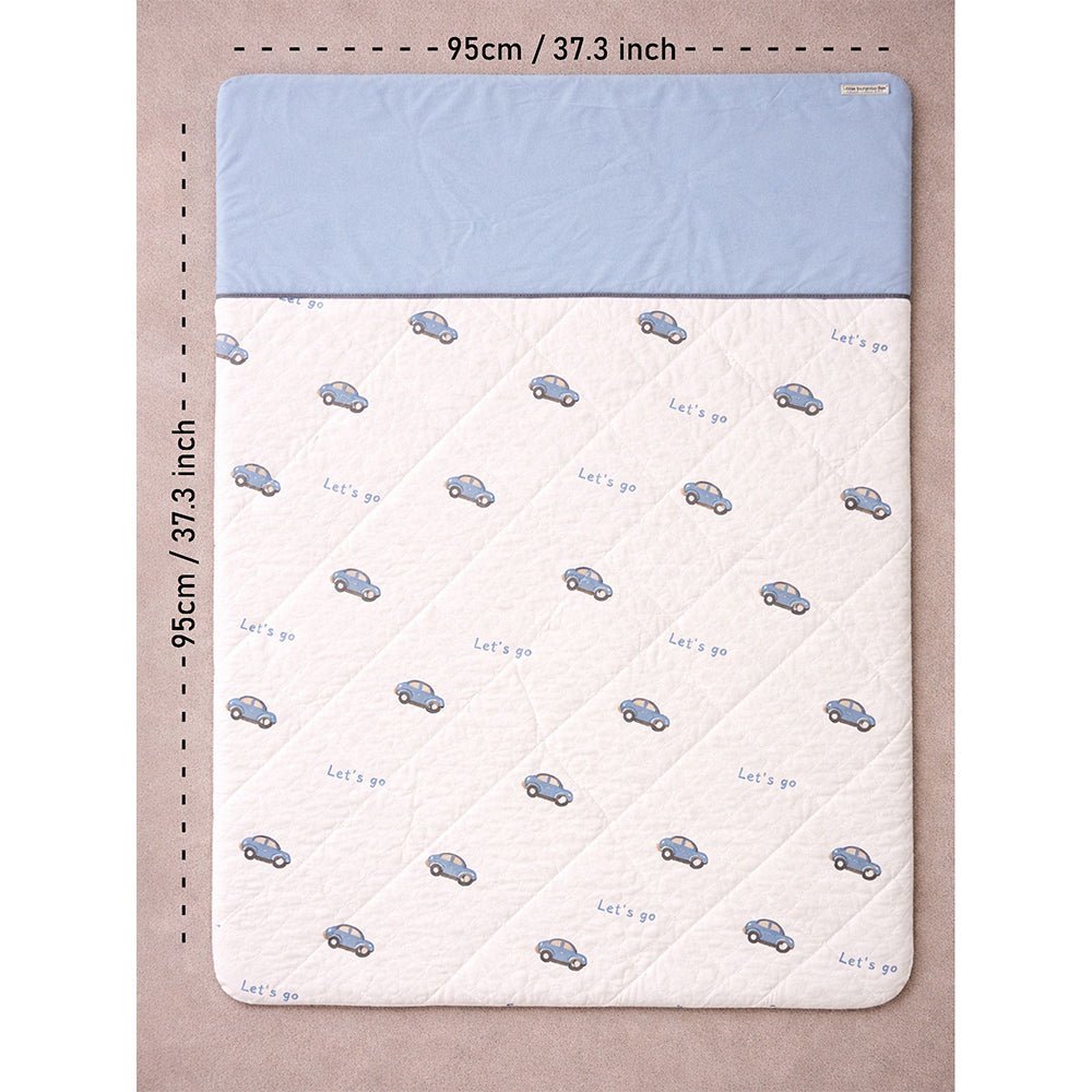 Little Surprise Box Grey Car Hooded Winter Wrapper for Newborn - Baby Blanket
