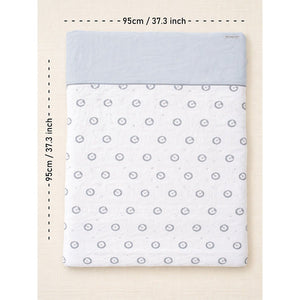 Little Surprise Box Grey Lion Plush Cotton Winter Wrapper with Hood - Baby Blanket