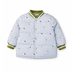 Little Surprise Box Grey & Olive Abstract Winter Jacket for Kids - 2 - 3Y Kids Sweater