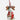 Little Surprise Box Grey & Red Deer on Snow Sledge Christmas Home Decoration - LSB - CMS - SLEDGDEER - TBLDEC