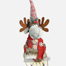 Little Surprise Box Grey & Red Deer on Snow Sledge Christmas Home Decoration - LSB - CMS - SLEDGDEER - TBLDEC