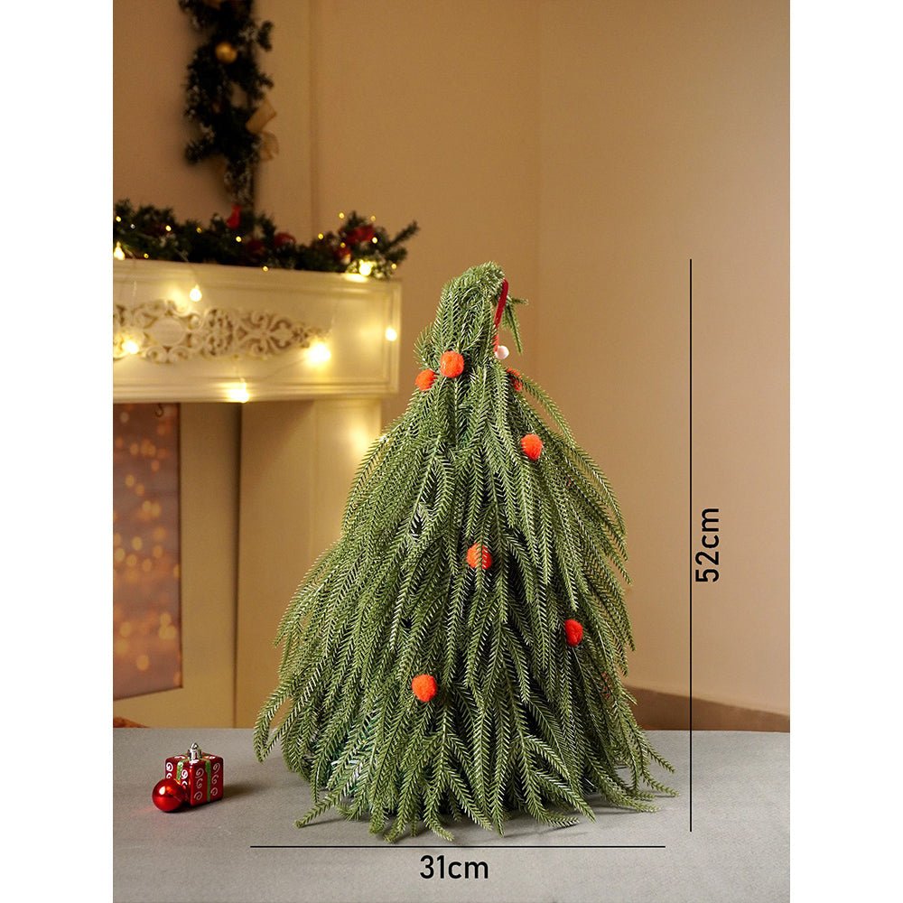 Little Surprise Box Grinch Inspired Tabletop Christmas Tree , 20.4 inches - Christmas Tree