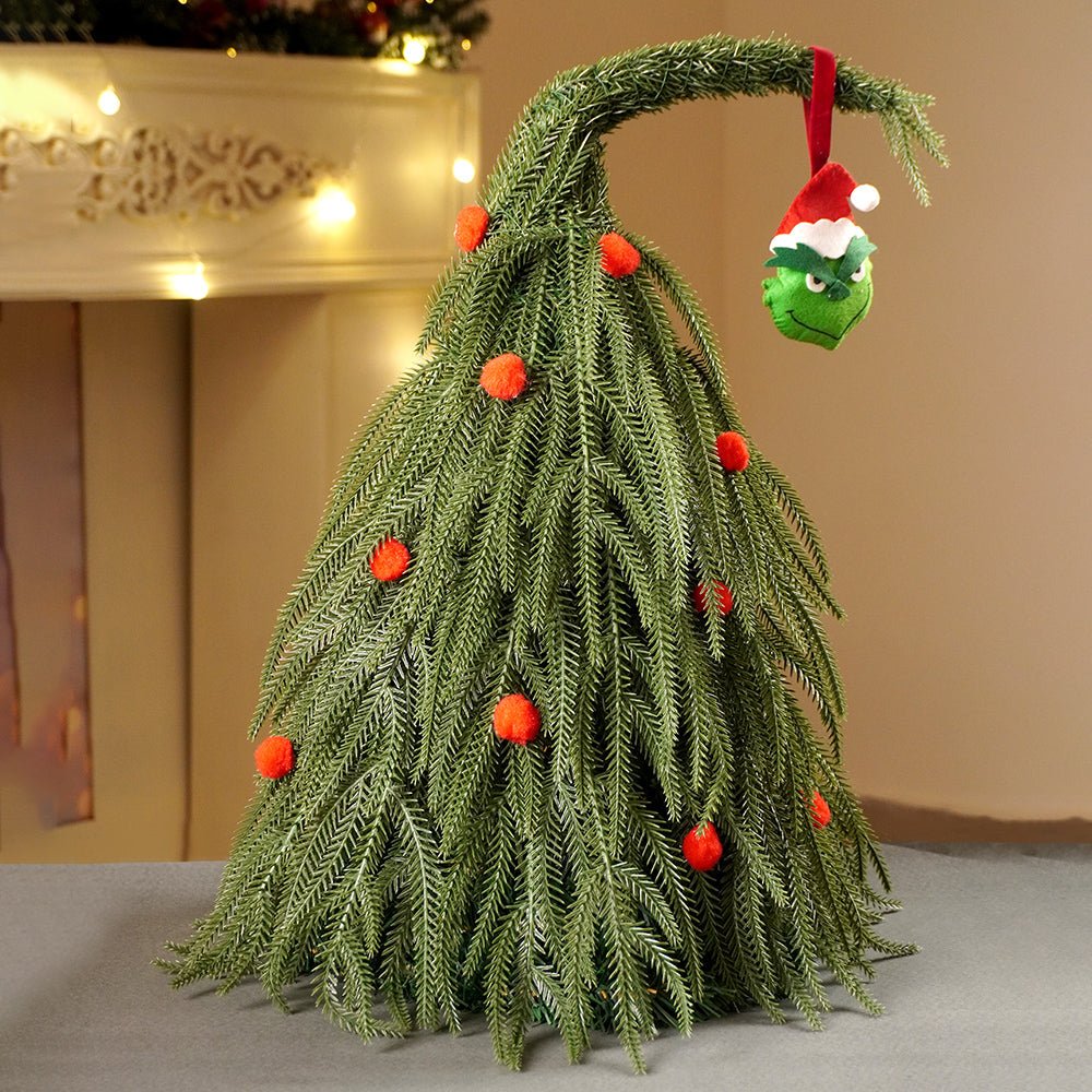Little Surprise Box Grinch Inspired Tabletop Christmas Tree , 20.4 inches - Christmas Tree