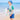 Little Surprise Box Groovy Cartoon Print Kids Swimwear Set with Cap (2 Pcs, UPF 50+) - 4 - 5 Years Kids Swimwear