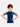 Little Surprise Box Half Sleeves Kids Swimwear Blue & Navy Blue Palm Leaves Printed Sleeves, Knee Length with UPF 50 - Kids Swimwear