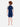 Little Surprise Box Half Sleeves Kids Swimwear Blue & Navy Blue Palm Leaves Printed Sleeves, Knee Length with UPF 50 - Kids Swimwear