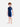 Little Surprise Box Half Sleeves Kids Swimwear Blue & Navy Blue Palm Leaves Printed Sleeves, Knee Length with UPF 50 - Kids Swimwear
