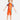 Little Surprise Box, Half Sleeves Kids Swimwear Orange Sunshine Printed Knee Length With UPF 50+ - Kids Swimwear