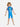 Little Surprise Box Half Sleeves Kids Swimwear Sky Blue & Yellow Sunshine Printed Knee Length, with UPF 50+ - SMALL Kids Swimwear